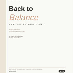 KBalanced Back to Balance E-Book